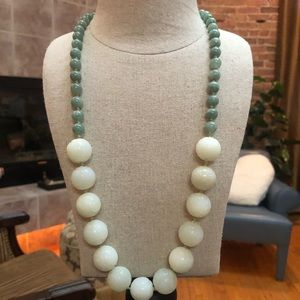 Genuine Jade Boho Necklace *Handmade*